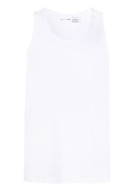 minimal tank top man white COMME DES GARÇONS SHIRT | FZ-T911-PER4